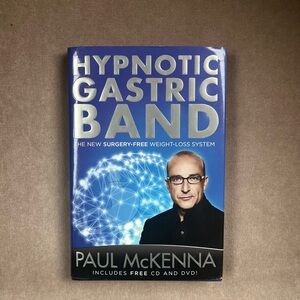 Hypnotic Gastric Band Hard Covered book by Paul McKenna includes free CD & DVD